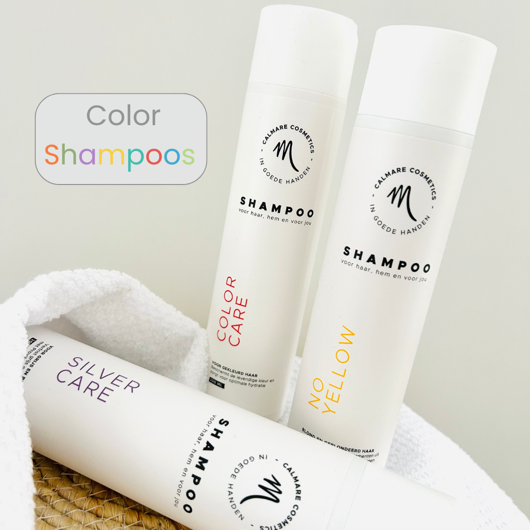 Kleurshampoos voor kleurbehoud, kleurbescherming en kleuropfrissing!